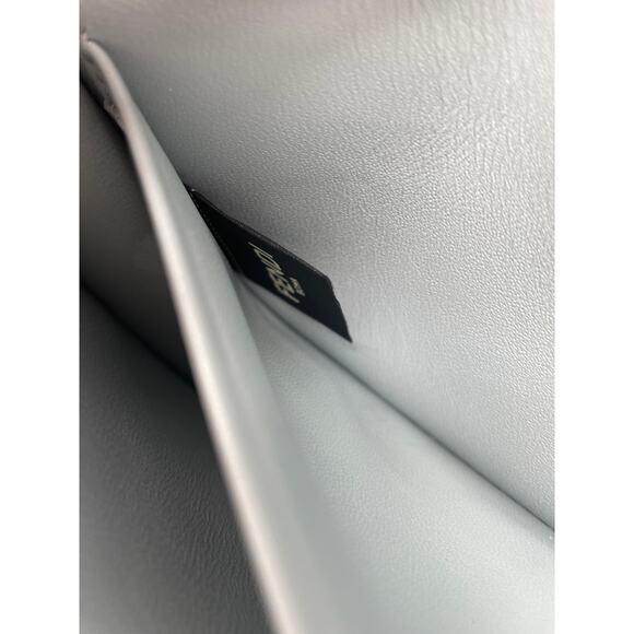 BRAND NEW FENDI LEATHER NAPPA FF BLUE BAGUETTE CHAIN BAG PURSE BOX NIB! - Picture 9 of 9